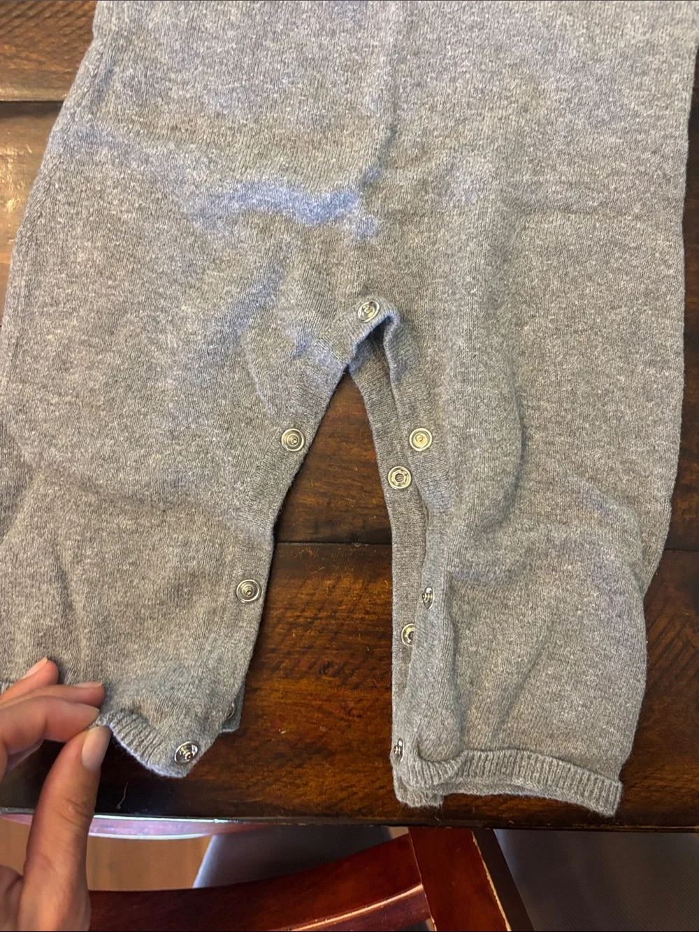Lucky Jade Gray Skyline Knit One-Piece